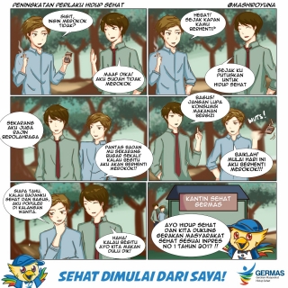 Organ Gerak Buatlah Sketsa Komik Sederhana Dengan Tema 